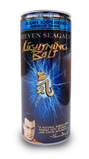 Steven Seagal's Lightning Bolt energy drink